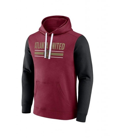 Men's Branded Garnet Atlanta United FC To Victory Pullover Hoodie $23.52 Sweatshirt