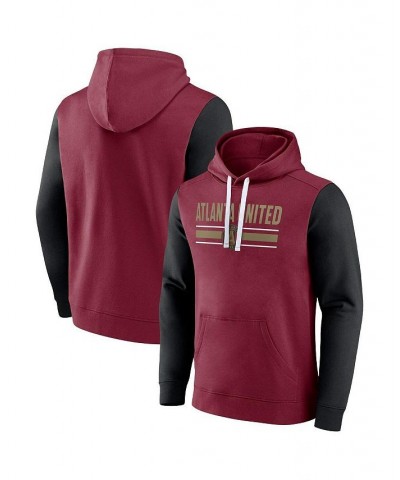 Men's Branded Garnet Atlanta United FC To Victory Pullover Hoodie $23.52 Sweatshirt