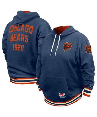 Men's Navy Chicago Bears Big and Tall NFL Pullover Hoodie $32.40 Sweatshirt