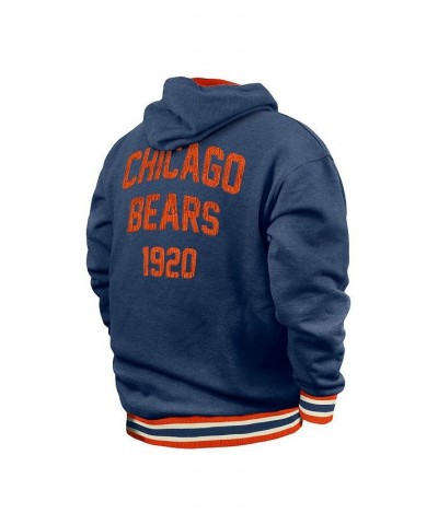 Men's Navy Chicago Bears Big and Tall NFL Pullover Hoodie $32.40 Sweatshirt