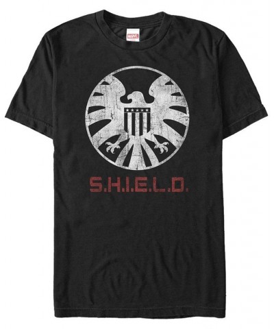 Marvel Men's Avengers Agents of S.H.I.E.L.D. Emblem Costume Short Sleeve T-Shirt Black $15.75 T-Shirts