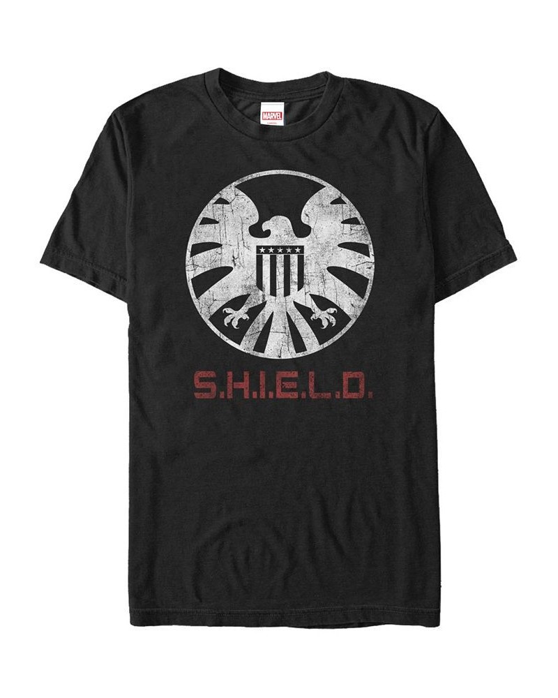 Marvel Men's Avengers Agents of S.H.I.E.L.D. Emblem Costume Short Sleeve T-Shirt Black $15.75 T-Shirts