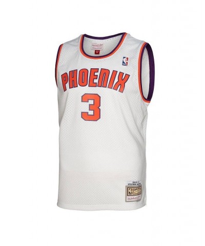 Men's Stephon Marbury White Phoenix Suns 2002-03 Hardwood Classics Swingman Jersey $46.40 Jersey