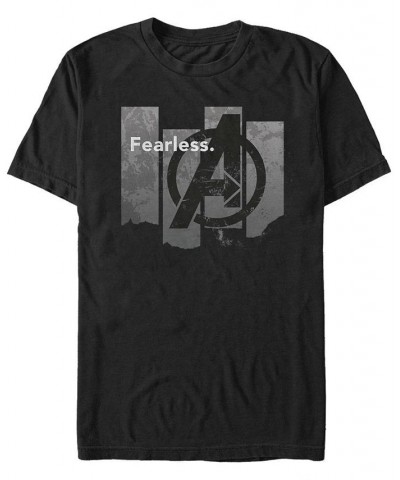 Marvel Men's Avengers Endgame Fearless Panel, Short Sleeve T-shirt Black $14.35 T-Shirts
