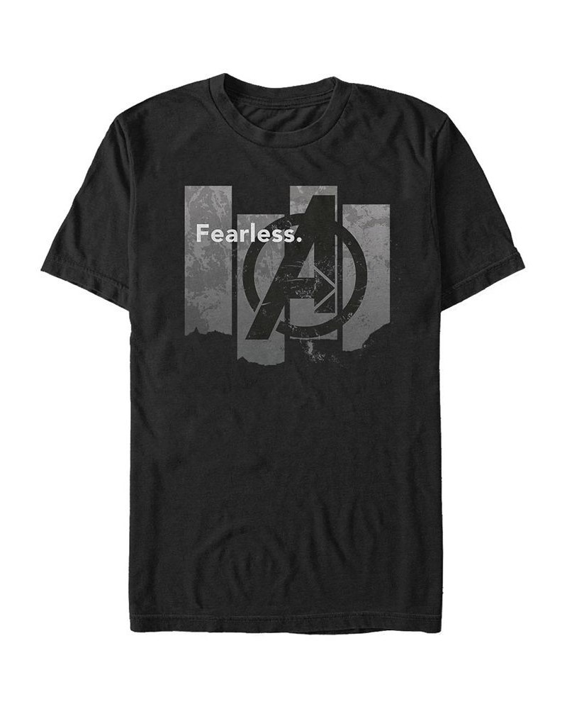 Marvel Men's Avengers Endgame Fearless Panel, Short Sleeve T-shirt Black $14.35 T-Shirts