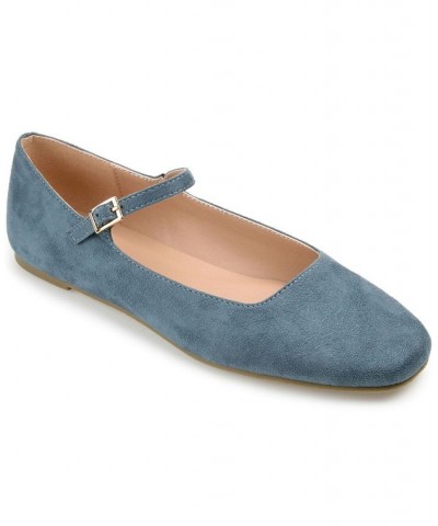 Women's Carrie Flat Blue $37.60 Shoes