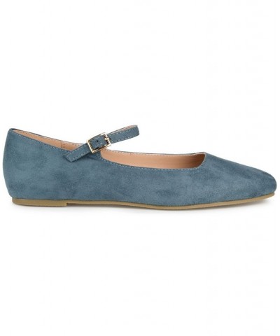 Women's Carrie Flat Blue $37.60 Shoes