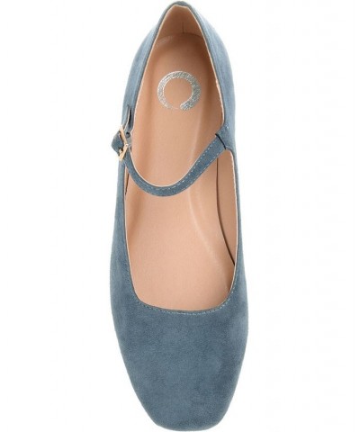 Women's Carrie Flat Blue $37.60 Shoes