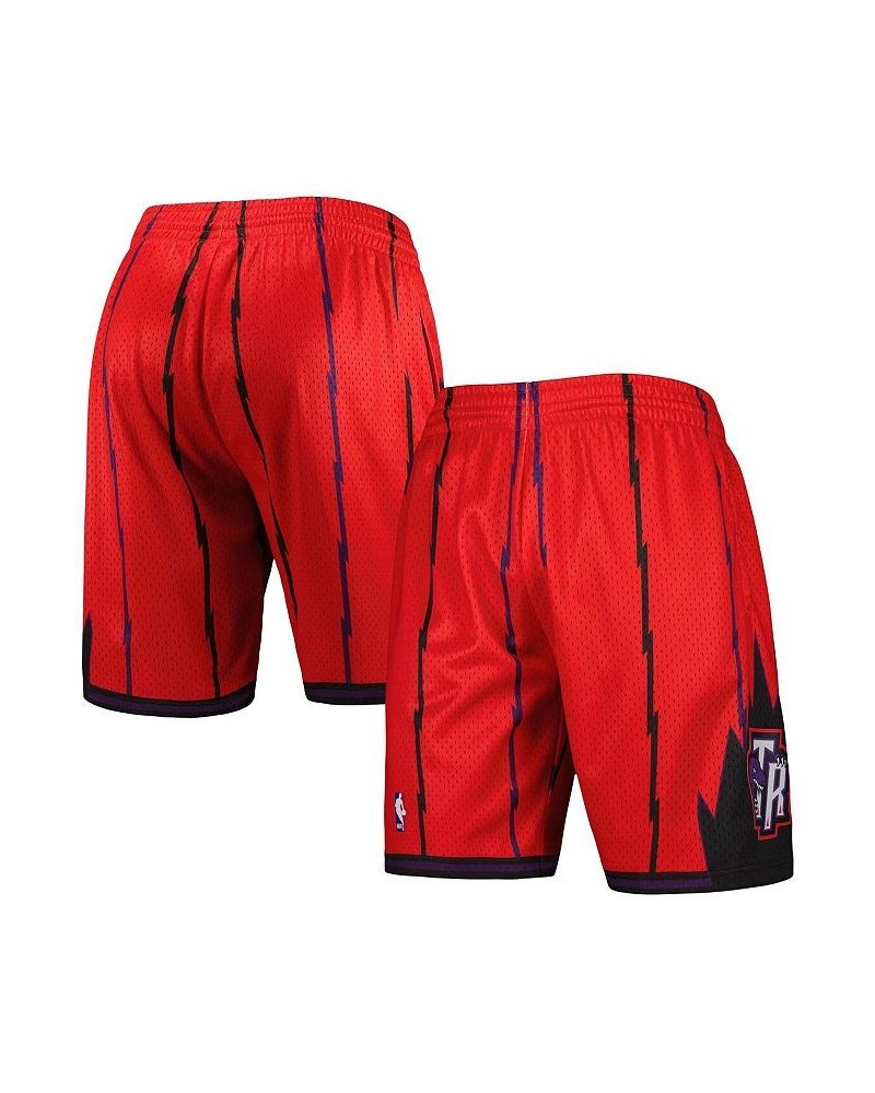 Men's Red Toronto Raptors Hardwood Classics Reload 2.0 Swingman Shorts $35.69 Shorts