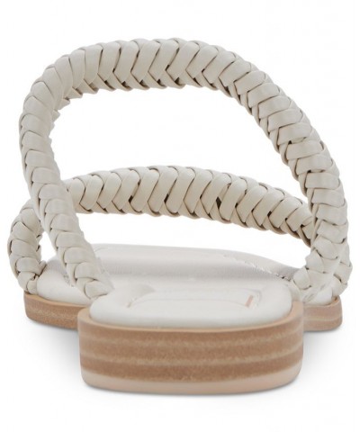 Women's Inya Strappy Woven Slide Sandals Ivory/Cream $33.00 Shoes