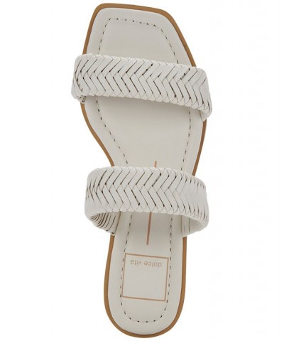 Women's Inya Strappy Woven Slide Sandals Ivory/Cream $33.00 Shoes