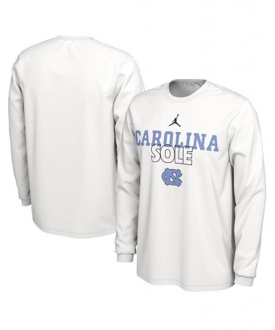 Men's Brand White North Carolina Tar Heels On Court Long Sleeve T-shirt $20.00 T-Shirts