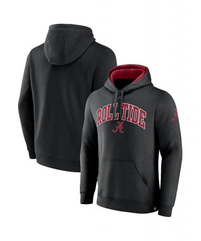 Men's Branded Black Alabama Crimson Tide Arch and Logo Tackle Twill Pullover Hoodie $31.79 Sweatshirt