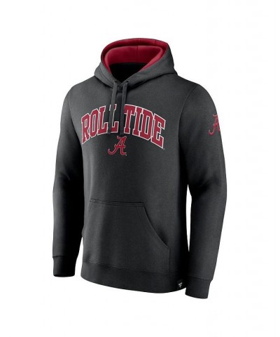 Men's Branded Black Alabama Crimson Tide Arch and Logo Tackle Twill Pullover Hoodie $31.79 Sweatshirt