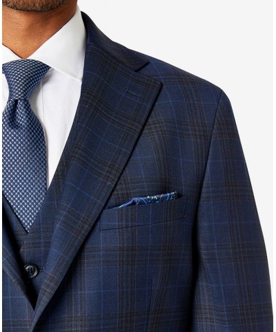 Men's Slim-Fit Plaid Suit Jacket Multi $55.80 Suits