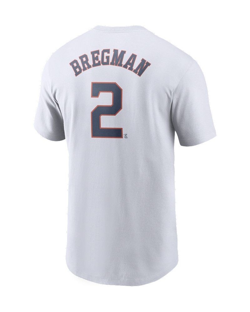 Men's Alex Bregman Houston Astros Name and Number Player T-Shirt $22.00 T-Shirts