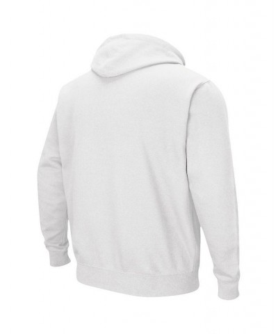 Men's White Washington State Cougars Arch and Logo 3.0 Pullover Hoodie $25.84 Sweatshirt