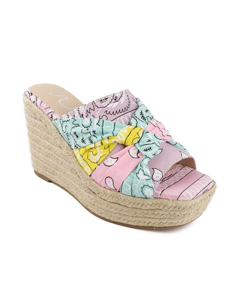 Women's Harlem Wedge Sandals Multi $17.20 Shoes