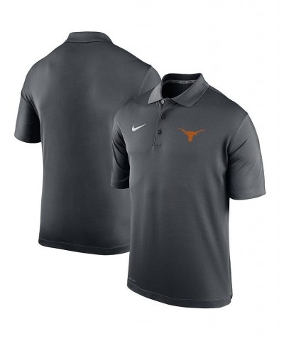 Men's Anthracite Texas Longhorns Big and Tall Primary Logo Varsity Performance Polo Shirt $39.20 Polo Shirts