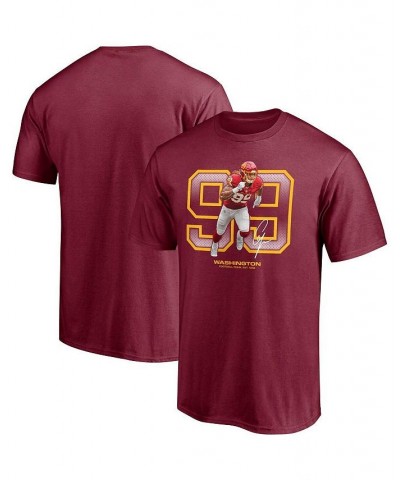 Men's Branded Chase Young Burgundy Washington Football Team Powerhouse Player Graphic T-shirt $19.03 T-Shirts