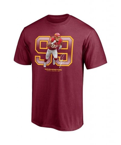 Men's Branded Chase Young Burgundy Washington Football Team Powerhouse Player Graphic T-shirt $19.03 T-Shirts