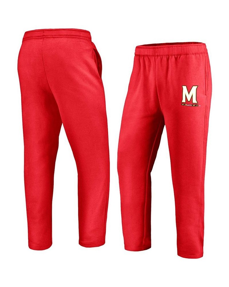 Men's Red Maryland Terrapins School Logo Sweatpants $27.99 Pants