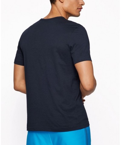 Boss Men's Crewneck T-shirt Blue $32.64 T-Shirts