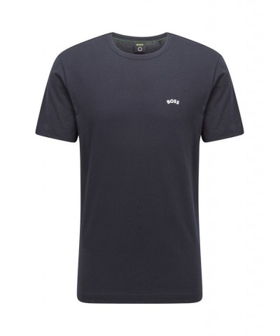 Boss Men's Crewneck T-shirt Blue $32.64 T-Shirts