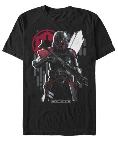 Star Wars Men's Fallen Order Jedi Hunter T-shirt Black $14.35 T-Shirts