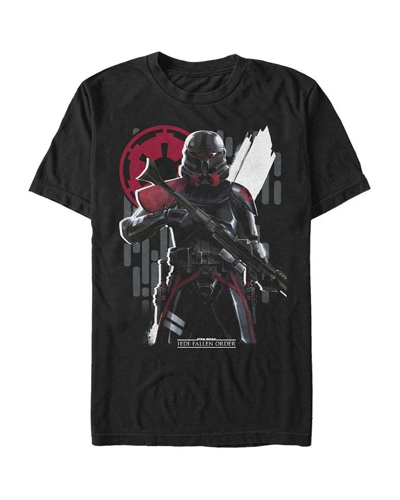 Star Wars Men's Fallen Order Jedi Hunter T-shirt Black $14.35 T-Shirts