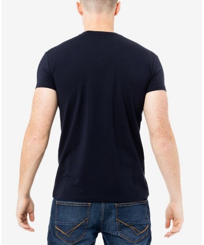 Men's Basic Notch Neck Short Sleeve T-shirt PD07 $15.29 T-Shirts