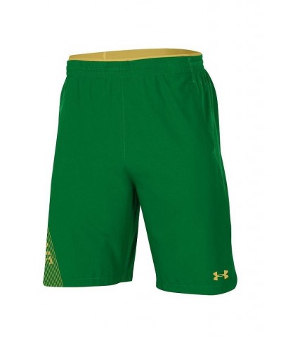 Men's Green Notre Dame Fighting Irish 2021 Sideline Woven Shorts $32.99 Shorts