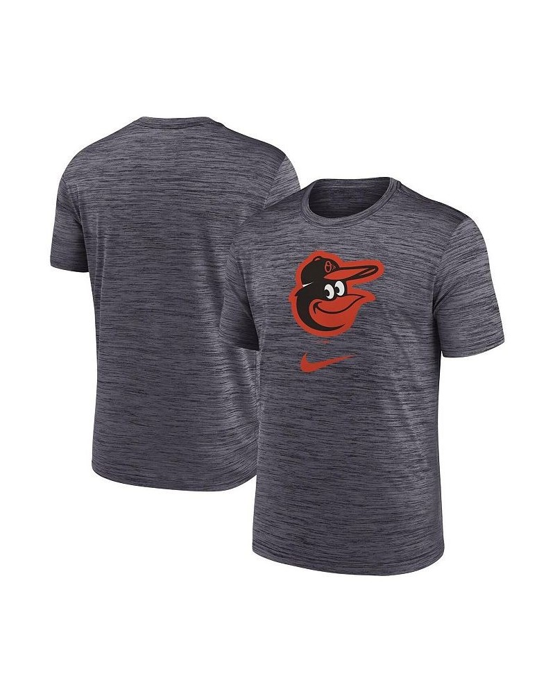 Men's Black Baltimore Orioles Logo Velocity Performance T-shirt $23.00 T-Shirts