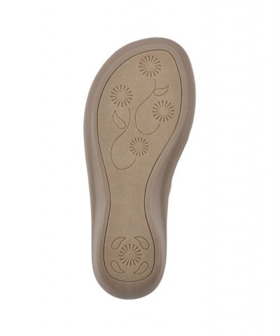 Cienna Comfort Thong Sandals Tan/Beige $31.74 Shoes