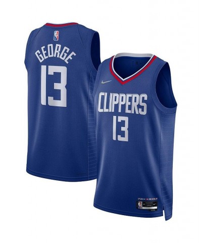 Men's Paul George Royal La Clippers 2021/22 Diamond Swingman Jersey - Icon Edition $34.24 Jersey