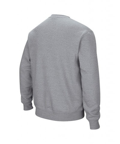 Men's Heathered Gray USC Trojans Arch & Logo Pullover Sweatshirt $32.39 Sweatshirt