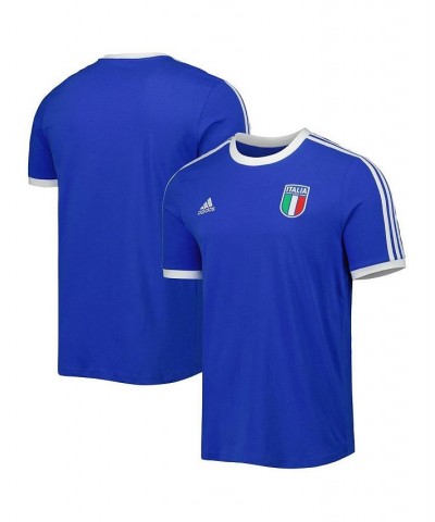 Men's Blue Italy National Team DNA 3-Stripes T-shirt $22.50 T-Shirts