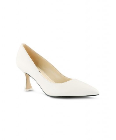 Women's Workin Pointy Toe Pumps White $44.55 Shoes