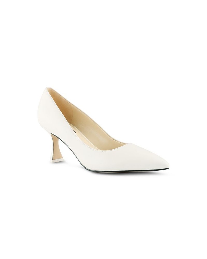 Women's Workin Pointy Toe Pumps White $44.55 Shoes