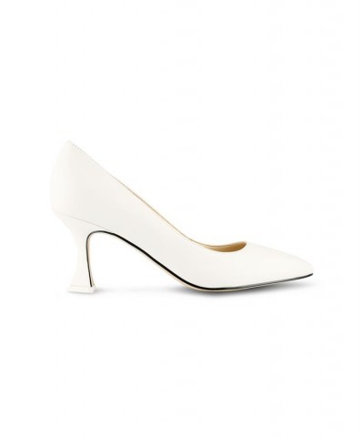 Women's Workin Pointy Toe Pumps White $44.55 Shoes