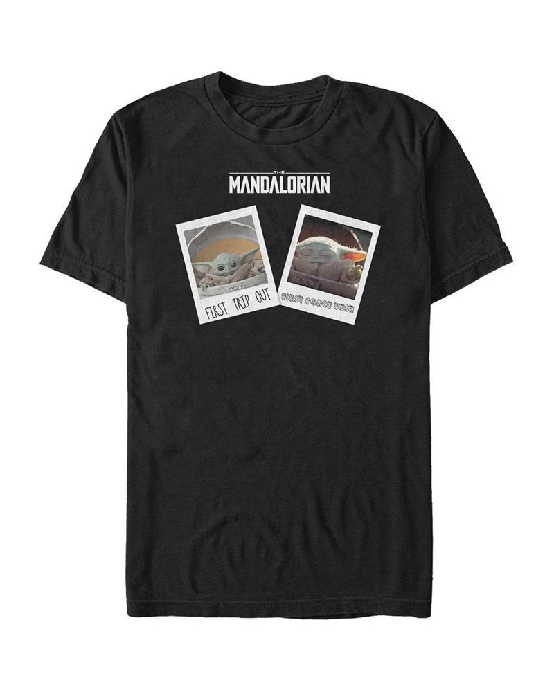 Men's Travel Pics Short Sleeve Crew T-shirt Black $18.89 T-Shirts