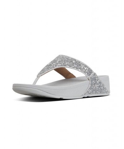 Women's Lulu Glitter Toe-Thongs Sandal Multi $45.90 Shoes