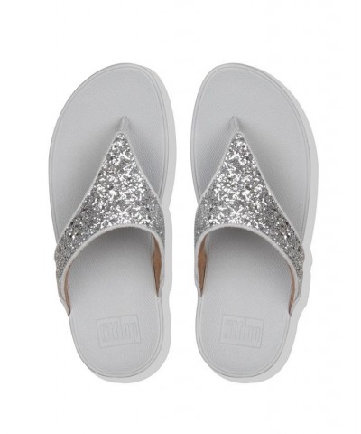 Women's Lulu Glitter Toe-Thongs Sandal Multi $45.90 Shoes