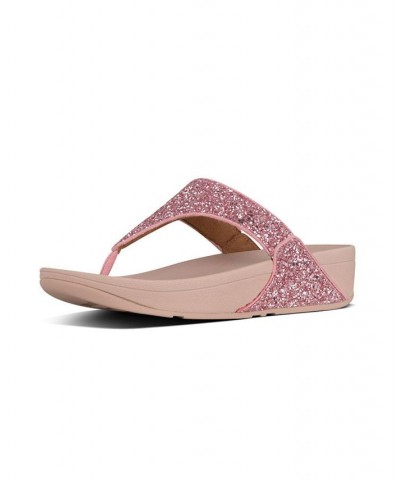 Women's Lulu Glitter Toe-Thongs Sandal Multi $45.90 Shoes