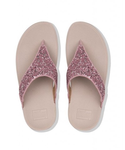 Women's Lulu Glitter Toe-Thongs Sandal Multi $45.90 Shoes