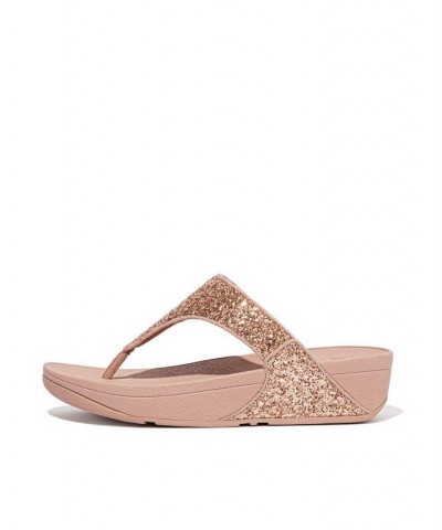 Women's Lulu Glitter Toe-Thongs Sandal Multi $45.90 Shoes