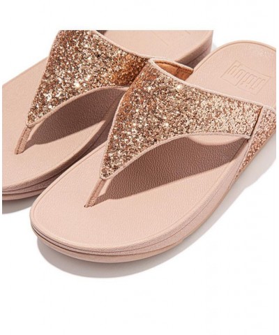 Women's Lulu Glitter Toe-Thongs Sandal Multi $45.90 Shoes