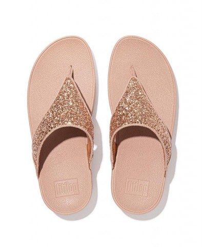 Women's Lulu Glitter Toe-Thongs Sandal Multi $45.90 Shoes