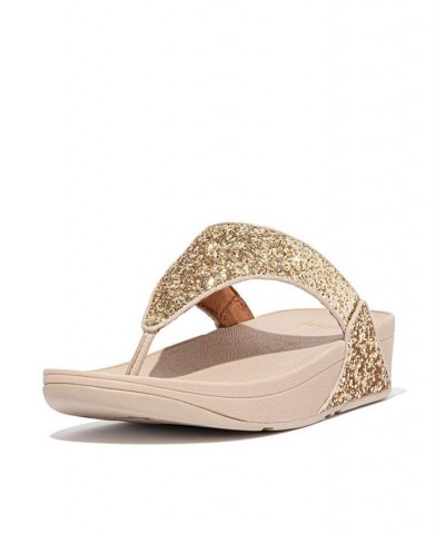 Women's Lulu Glitter Toe-Thongs Sandal Multi $45.90 Shoes