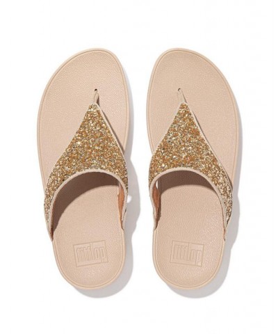 Women's Lulu Glitter Toe-Thongs Sandal Multi $45.90 Shoes